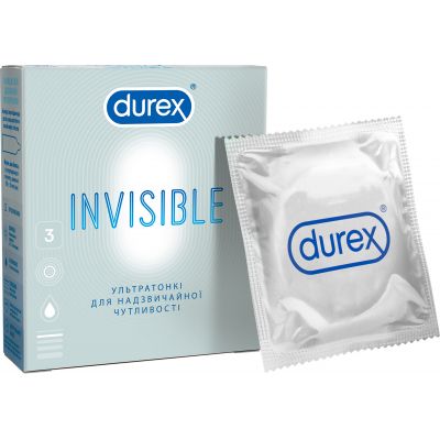  Durex Invisible 3 . (5052197049589) -  1