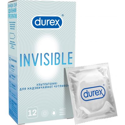  Durex Invisible 12 . (5052197049619) -  1
