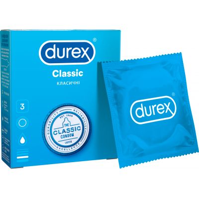 ������������ Durex Classic �������� � ���������� ������� (��������) 3 ��. (5010232954250) - �������� 1