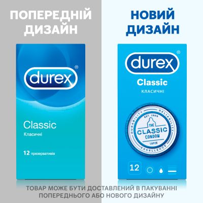  Durex Classic 12 . (5010232954243) -  3