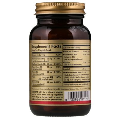 ³���� Solgar ³����� B-��������, B-Complex "50", 100 ������� ������ (SOL-01121) - �������� 2