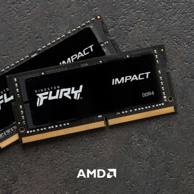 ������ ���'�� ��� �������� SoDIMM DDR4 8GB 3200 MHz Fury Impact Kingston Fury (ex.HyperX) (KF432S20IB/8) - �������� 4