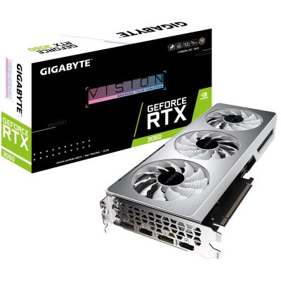  Gigabyte GeForce RTX3060 12Gb VISION OC 2.0 LHR (GV-N3060VISION OC-12GD 2.0) -  1