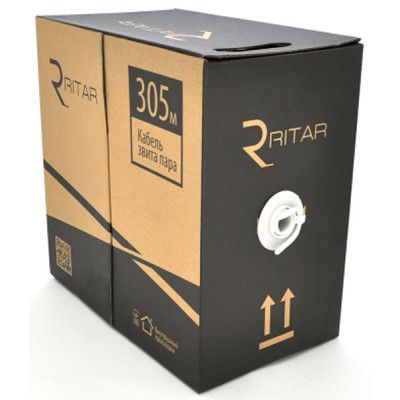 ������ ��������� Ritar FTP 305�, cat 6, CU, ���� 4*2*0,54��, White, indoor (07818) - �������� 1