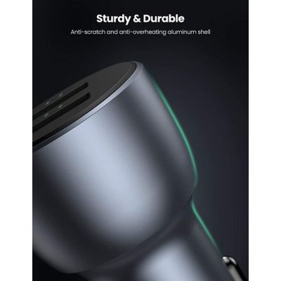   Ugreen CD213 36W 2xUSB QC 3.0 3A Car Charger (Dark Blue) (10144) -  7