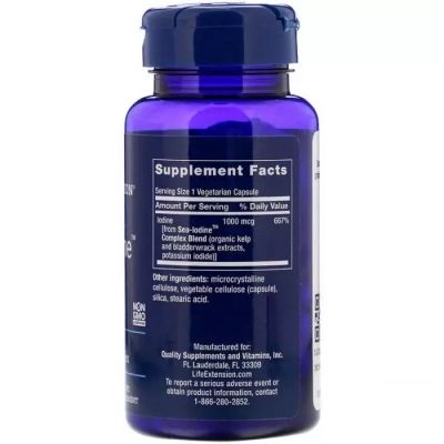 ����� Life Extension ������� ���, Sea-Iodine, 1000 ���, 60 �������������� ������ (LEX-17406) - �������� 2