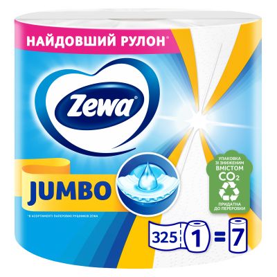 �������� ��������� Zewa Jumbo 1 ����� 325 ������� (7322541191706) - �������� 1