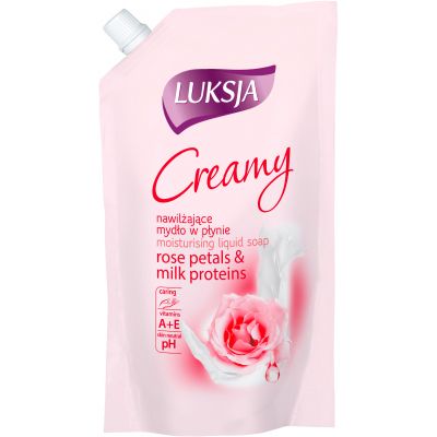 г  Luksja Creamy Rose Petal & Milk Proteins Refill 400  (5900998000417) -  1