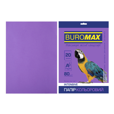������ Buromax �4, 80g, INTENSIVE violet, 20sh (BM.2721320-07) - �������� 1