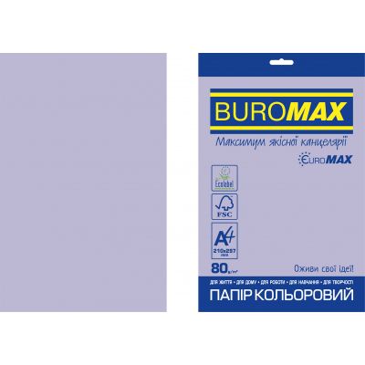 ������ Buromax �4, 80g, INTENSIVE violet, 20sh, EUROMAX (BM.2721320E-07) - �������� 1