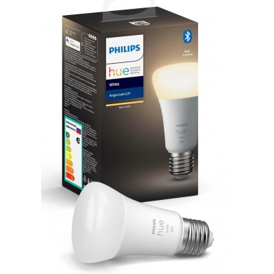   Philips Hue Single Bulb E27, White, BT, DIM (929001821618) -  1