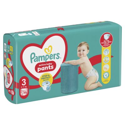 ϳ Pampers  Pants  3 (6-11 ) 56 . (8006540068663) -  2