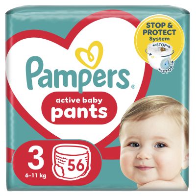 ϳ Pampers  Pants  3 (6-11 ) 56 . (8006540068663) -  1
