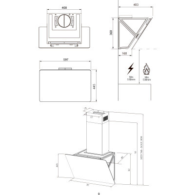 ������� ������� Interline FLOW WH A/60/GL/M - �������� 11