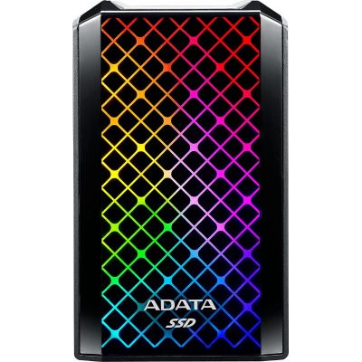 ADATA  SSD 1TB USB 3.2 Gen 2x2 Type-C ASE900G-1TU32G2-CBK -  1