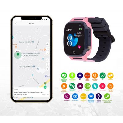 �����-���� Amigo GO008 MILKY GPS WIFI Pink (873293) - �������� 5