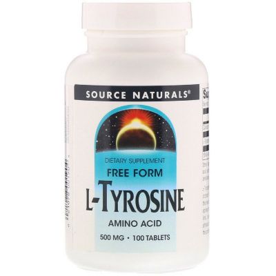 ������������ Source Naturals L-������� 500 ��, L-Tyrosine, 100 �������� (SNS-00190) - �������� 1
