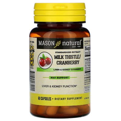 ����� Mason Natural ��������� �������� ��� ������ � �����, Milk Thistle & Cranbe (MAV-13515) - �������� 1