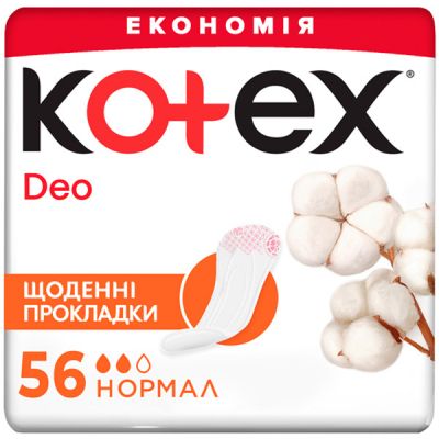 ���������� ��������� Kotex Normal Deo 56 ��. (5029053548234/5029053548098) - �������� 1
