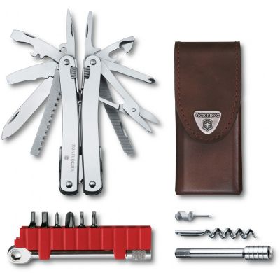 ��������� Victorinox SwissTool Spirit X Plus Ratchet Leather Case (3.0236.L) - �������� 1