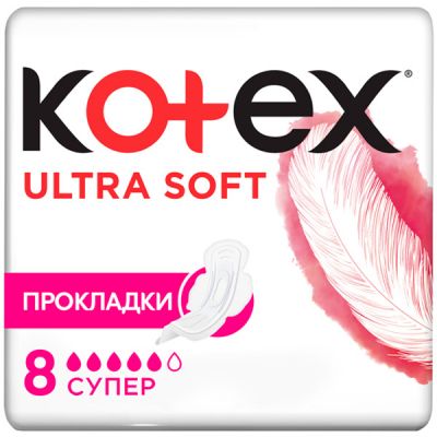  Kotex Ultra Soft Super 8 . (5029053542683) -  1