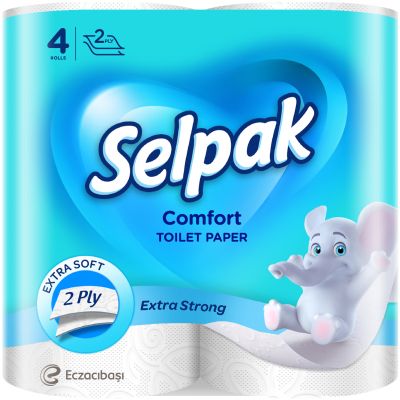 ��������� ������ Selpak Comfort 2 ���� 4 ������ (8690530802117) - �������� 1
