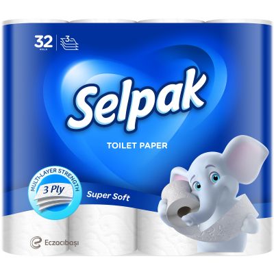 ��������� ���� Selpak 3 ���� 32 ������ (8690530284463) - �������� 1
