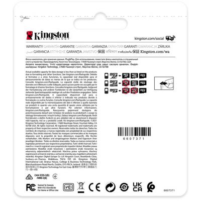 ����� ������ Kingston 64GB microSDXC class 10 UHS-I V30 A1 (SDCIT2/64GB) - �������� 4
