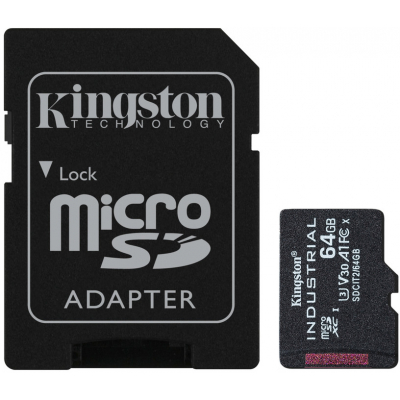 ����� ������ Kingston 64GB microSDXC class 10 UHS-I V30 A1 (SDCIT2/64GB) - �������� 1