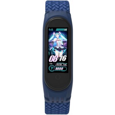 ������� ��� ������ �������� Armorstandart Braided Solo Loop ��� Xiaomi Mi Band 4/5/6 Blue size S (ARM59178) - �������� 2
