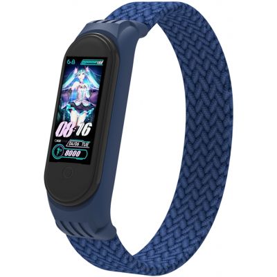 ������� ��� ������ �������� Armorstandart Braided Solo Loop ��� Xiaomi Mi Band 4/5/6 Blue size S (ARM59178) - �������� 1
