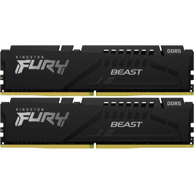 ������ ������ ��� ���������� DDR5 32GB (2x16GB) 5200 MHz Beast Black Kingston Fury (ex.HyperX) (KF552C40BBK2-32) - �������� 1