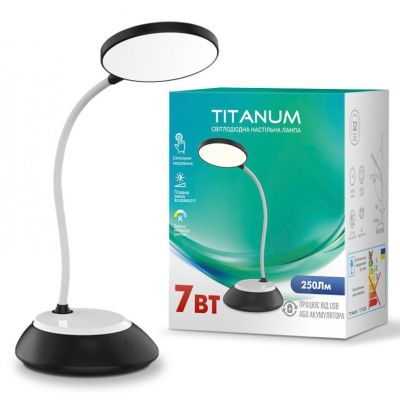 ���������� ����� TITANUM LED DC3 7W 3000-6500K USB ������ (TLTF-022B) - �������� 1