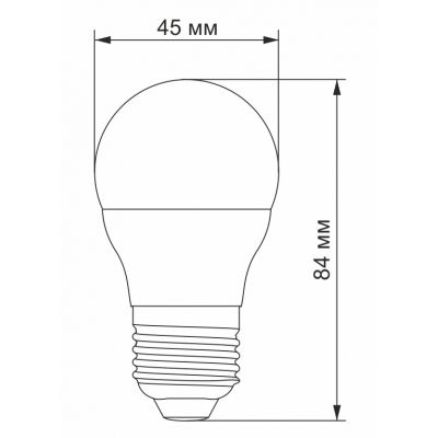 �������� TITANUM G45 6W E27 3000K (TLG4506273) - �������� 3