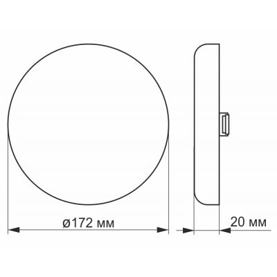 ��������� Videx LED 24W 4100K (VL-DLFR-244) - �������� 3