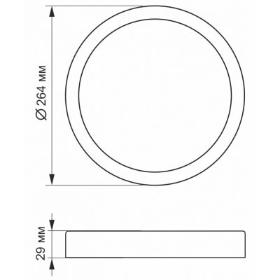 ���������� Videx LED 24W 5000K (VL-DLRS-245) - �������� 3