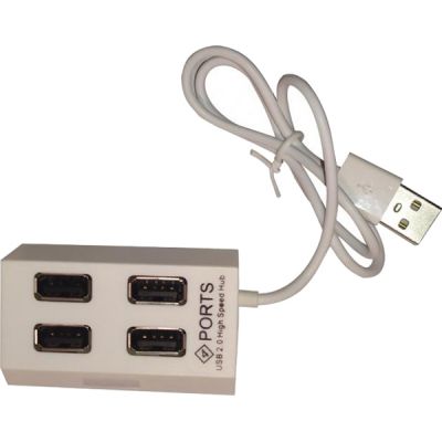  USB 2.0 AtCom TD4004 White 4 ports (10724) -  1