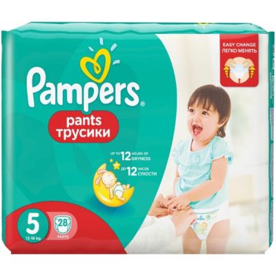 ��������� Pampers ������� Pants Junior ������ 5 (12-17 ��) 28 �� (8006540069714) - �������� 1