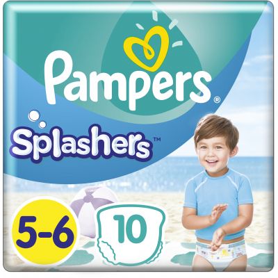 ��������� Pampers ��� �������� Splashers ������ 5-6 (14+ ��) 10 �� (8001090728951) - �������� 1
