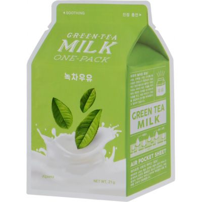    A'pieu Green Tea Milk One-Pack 21  (8806185780278) -  1