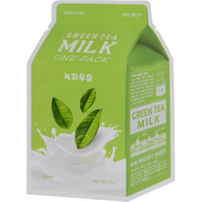 ����� ��� ���� A'pieu Green Tea Milk One-Pack 21 � (8806185780278) - �������� 1