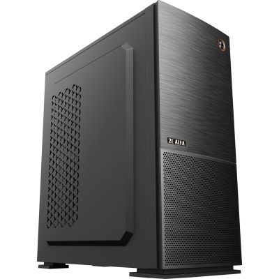  2E ALFA (G650), Black,  , Mid Tower,  ATX / Micro ATX / Mini ITX, 1x120  Fan (2E-G650) -  1