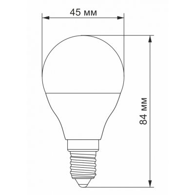 �������� TITANUM LED G45e 7W E14 4100K (VL-G45e-07144) - �������� 2