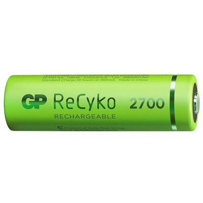  Gp AA R6 ReCyko battery 2600mAh AA (2700Series, 2 battery pack) (270HCE-EB2(Recyko) / 4891199186370) -  2