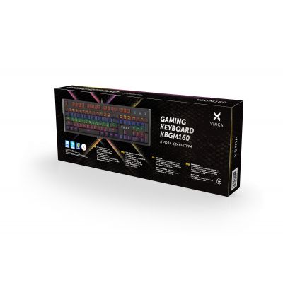 ��������� Vinga KBGM160 LED Outemu Blue USB Black (KBGM160 Black) - �������� 5