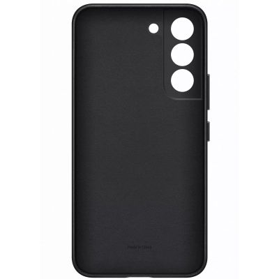 ����� �� ��������� �������� Samsung Leather Cover Galaxy S22 Black (EF-VS901LBEGRU) - �������� 3
