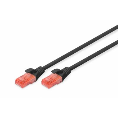 ����-���� 10�, CAT 6 UTP, AWG 26/7, Cu, LSZH, black Digitus (DK-1617-100/BL) - �������� 1