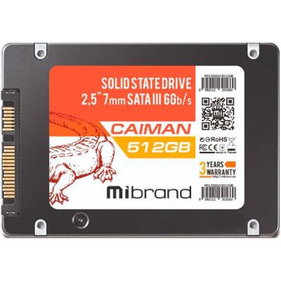  SSD 2.5" 512GB Mibrand (MI2.5SSD/CA512GB) -  1