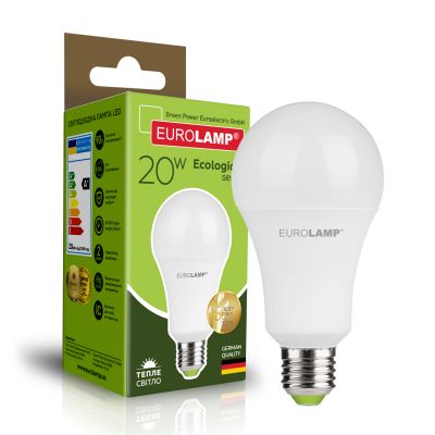  Eurolamp LED 75 20W E27 3000K 220V (LED-A75-20272(P)) -  1