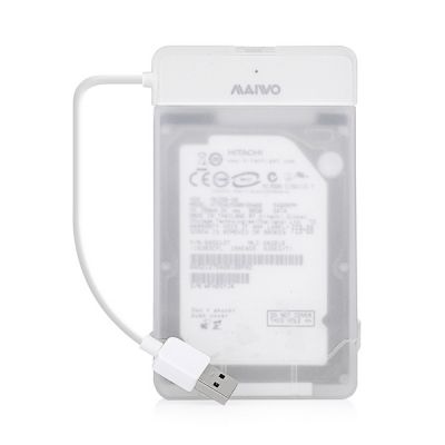   HDD 2,5" SATA/SSD   USB3.0 K104-U3S white +  Maiwo   HDD 2,5",  -  1